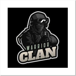 Warrior Clan Emblem for the true Gamers Posters and Art